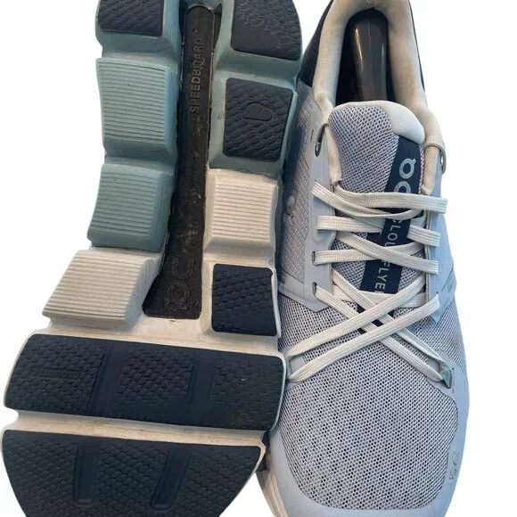 On Running Blue and Gray Athletic Shoes with CloudTec Cushioning - Picture 14 of 16